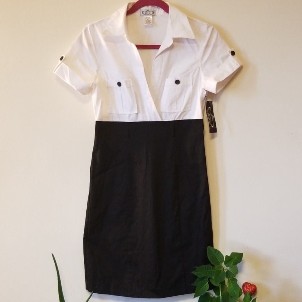 NWT Black and white Trixxi dress.